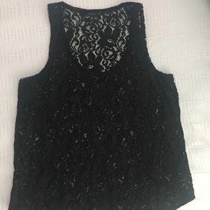 Theory black lace tank top